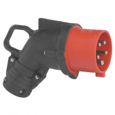 Угловая вилка Hypra - IP 44 - 3К+Н+З - 32 А - резина | 052854 | Legrand