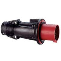 Прямая вилка Hypra - IP 44 - 3К+З - 32 А - резина | 052953 | Legrand