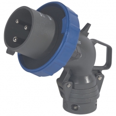 Угловая вилка Hypra - IP 66/67-55 - 2К+3 - 32 А - пластик | 053006 | Legrand