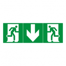 Универсальная самоклеящаяся информационная табличка 218х109 мм 