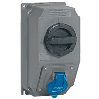 Комбинированный щиток с переключателем Hypra - IP 44 - 3К+З - 32 А - пластик | 059249 | Legrand