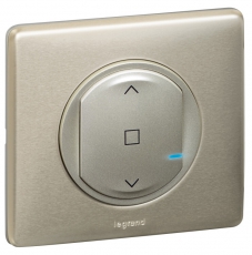 Выключатель рольставней Умный Celiane 500В.А 230В рамка титан; титан Netatmo | 067776 | Legrand
