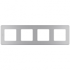 Inspiria алюминий Рамка 4-ая | 673962 | Legrand