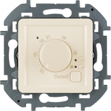 Inspiria слоновая кость Термостат для тёплых полов с внешним датчиком без рамки | 673811 | Legrand