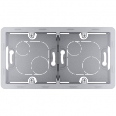 Inspiria алюминий коробка накладного монтажа 2-местная О/У | 673992 | Legrand