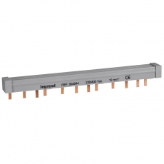 Гребёнчатая шина HX3 - стандартная - до 63 А - для винтовых зажимов - 4П - 12 модулей | 404944 | Legrand