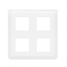 Рамка - Mosaic - 2x2x2 модуля - белая | 078838L | Legrand