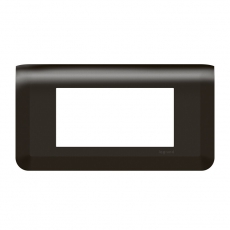 Рамка - Mosaic - 4 модуля - матовая черная | 079054L | Legrand