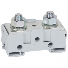 Силовая клемма Viking 3 - с болтовыми выводами - для шин и кабелей с наконечниками - для сим. реек - М 12 - шаг 46 мм | 039074 | Legrand