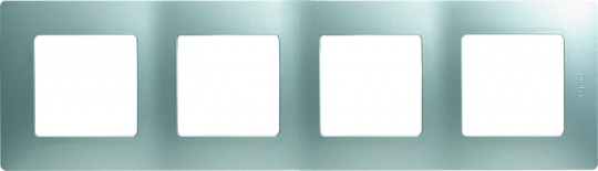 Etika Алюминий Рамка 4-ая | 672554 | Legrand