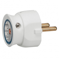 Вилка 2К 16А бел | 050183 | Legrand