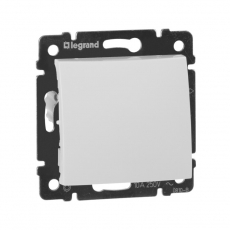 Valena Белый Выключатель кнопочный 1-клавишный | 774411 | Legrand