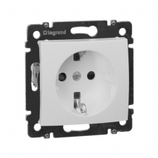 Valena Белый Розетка 1-ая с/з с защитными шторками | 774421 | Legrand