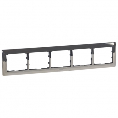 Galea Life Хром/Chrome Рамка 5-я гориз | 771935 | Legrand