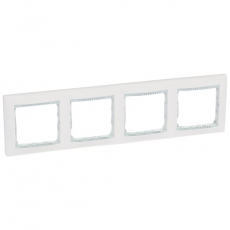 Valena Бел/кристалл Рамка 4-ая гориз | 774464 | Legrand