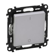 Valena LIFE DIY Алюминий Выключатель 1-клавишный 2-х полюсный | 752602 | Legrand