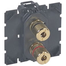 Celiane Мех Розетка для подключения акустических колонок | 067312 | Legrand