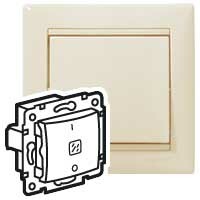 Valena Сл. кость Выключатель двухполюсный с индикацией 16A 250В | 774114 | Legrand