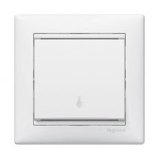 Valena Сл. кость Выключатель кнопочный 1-клавишный с пиктограммой 