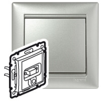 Valena Алюминий Розетка HD15+Jack 3,5 | 770282 | Legrand