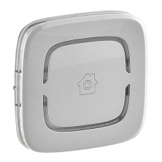 Valena ALLURE Алюминий MyHome Накладка для мех. BUS/SCS с симв 