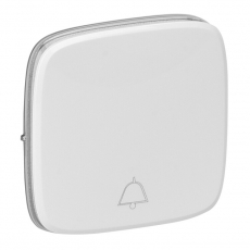 Valena ALLURE Белый Клавиша выключателя кнопочного с символом 