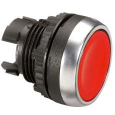 Головка ''нажал - вкл., нажал - откл.'' ? 22,3 - Osmoz - для компл. - с пот. толкателем - без подсв. - IP 66 - красный | 023841 | Legrand