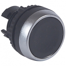 Головка ''нажал - вкл., нажал - откл.'' ? 22,3 - Osmoz - для компл. - с пот. толкателем - без подсв. - IP 66 - чёрный | 023846 | Legrand
