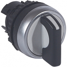 Переключатель с рукояткой - Osmoz - для компл. - без подсветки - IP 66 - 3 положения с возвратом в центр 45° - чёрный | 023927 | Legrand
