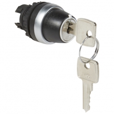 Переключатель с ключом № 455 - Osmoz - для комплектации - без подсветки - IP 66 - 3 положения с фиксацией - 90° | 023960 | Legrand