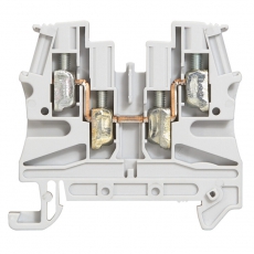 Винтовая клемма Viking 3 - однополюсная - 2 входа/2 выхода - шаг 6 мм - серый | 037169 | Legrand