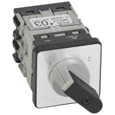 Переключатель на 2 направления - без положения ''0'' - PR 12 - 3П - 6 контактов - крепление на дверце | 027462 | Legrand