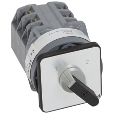 Переключатель на 2 направления - без положения ''0'' - PR 63 - 3П - 6 контактов - крепление на дверце | 027487 | Legrand