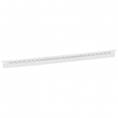 Маркер Memocab - ширина 2,3 мм - чёрная маркировка на белом фоне - заглавная буква S | 037844 | Legrand