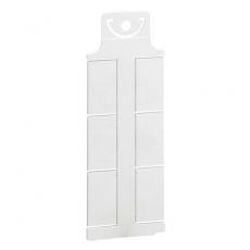 Маркер для устройств управления и сигнализации - для Logicab 2 - белый - широкий размер | 038512 | Legrand