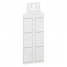 Маркировочный лист наклейка - для Logicab 2 - 26x17 мм - белая | 038550 | Legrand