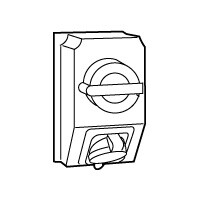Комбинированный щиток с переключателем Hypra - IP 44 - 3К+Н+З - 32 А - пластик | 059256 | Legrand