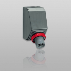 Накладная наклонная вилка в коробке Hypra - IP 66/67-55 - 3К+3 - 125 А - пластик | 059544 | Legrand