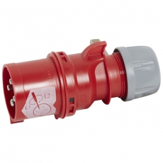 Вилка с переключателем фаз - P17 Tempra Pro - IP 44 - 380/415 В~ - 32 A - 3К+З | 058140 | Legrand