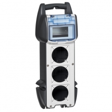 Переносной щиток для комплектации - P17 Tempra Pro - IP 44 - до 3 розеток - 16 А | 058943 | Legrand