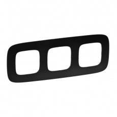 Valena ALLURE Матовый черный Рамка 3-ая | 754403 | Legrand
