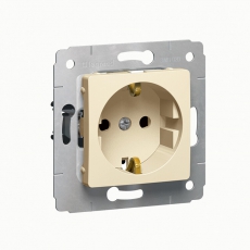Cariva Сл. кость Розетка с/з с защитными шторками | 773721 | Legrand