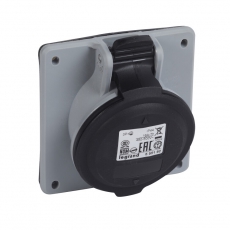 Розетка встраиваемая наклонная - 16А - 3К+З - 500 В - IP 44 | 555192 | Legrand