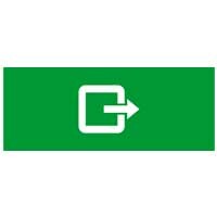 Самоклеящаяся информационная табличка 310х112 мм 