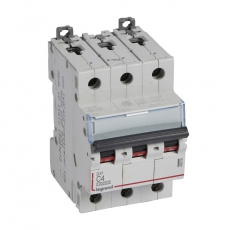 Выключатель автоматический трехполюсный DX3 10000 4А C 16кА | 409250 | Legrand