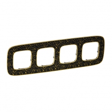 Valena ALLURE Барокко Нуар Рамка 4-ая | 754434 | Legrand