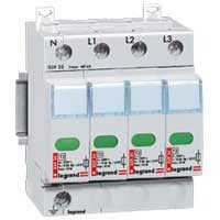 Устройство защиты от импульсных перенапряжений - защита высшего уровня - Imax 70 кА - 4П | 003923 | Legrand