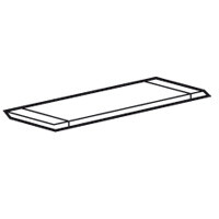 Пластина для ввода кабелей - для шкафов с металлическим корпусом XL3 160 - разрезаемая | 020020 | Legrand