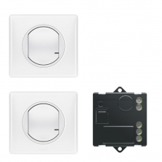 Пакет для управления освещением с 2-х мест Celiane (микромодуль реле 300Вт 240В+2 Умн. беспроводн. 1-кл. выкл.) бел. Netatmo | 067777 | Legrand