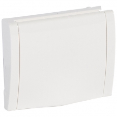 Galea Life Белый Накладка розетки с/з с крышкой | 777022 | Legrand